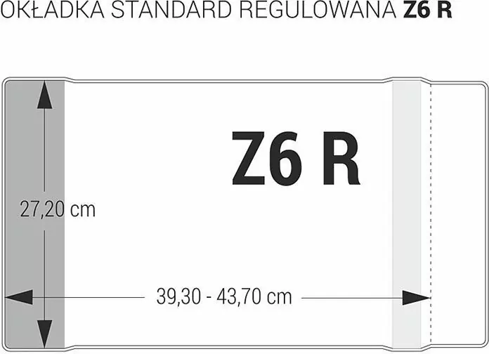 Okładka standard Z6 - 272 regulowana (25szt) - tantis.pl