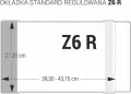 Okładka standard Z6 - 272 regulowana (25szt) - tantis.pl