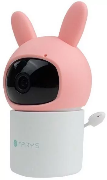 Obrotowa niania kamera elektroniczna Królik różowy - tantis.pl