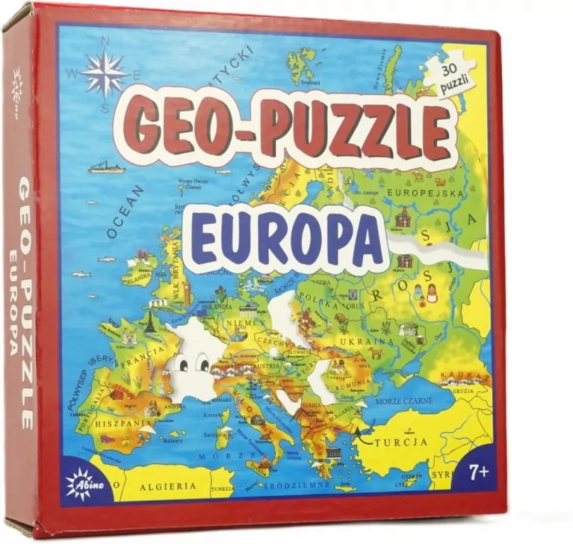 Geo puzzle - Europa ABINO - tantis.pl