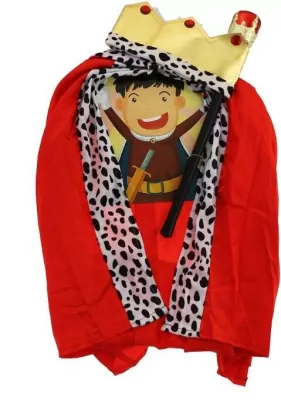 Strój dla dzieci król rozm. 90/120cm