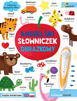 Angielski słowniczek obrazkowy. KAKADU. Książka interaktywna