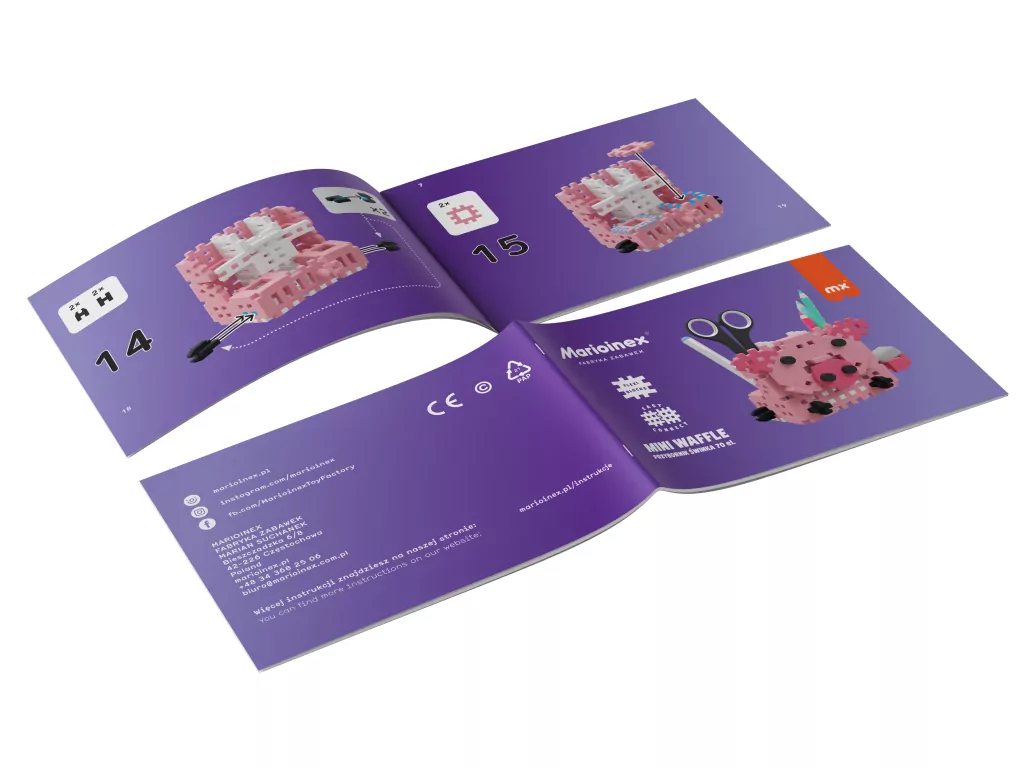 Mini Waffle Przybornik. Świnka - tantis.pl