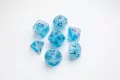 Gamegenic: Glow Series - RPG Dice Set - Icy Crumbs - tantis.pl