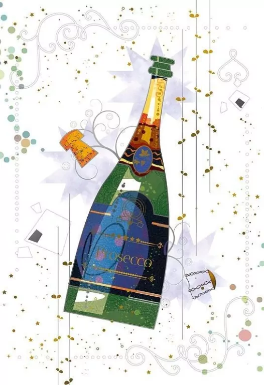 Karnet 12x18cm + koperta Prosecco - tantis.pl