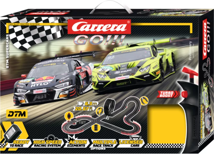 Carrera GO!!! - DTM Supercars 6,3m - tantis.pl