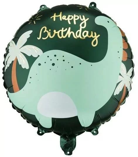 Balon foliowy pastylka Brontozaur 35x35cm - tantis.pl