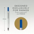 Wkład do pióra kulkowego Parker. Niebieski F - tantis.pl