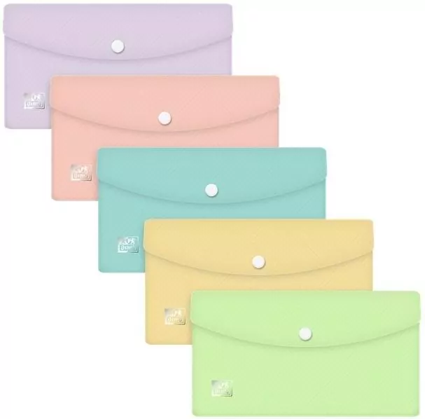 Teczka kopertowa Urban Pastel (5szt) OXFORD - tantis.pl