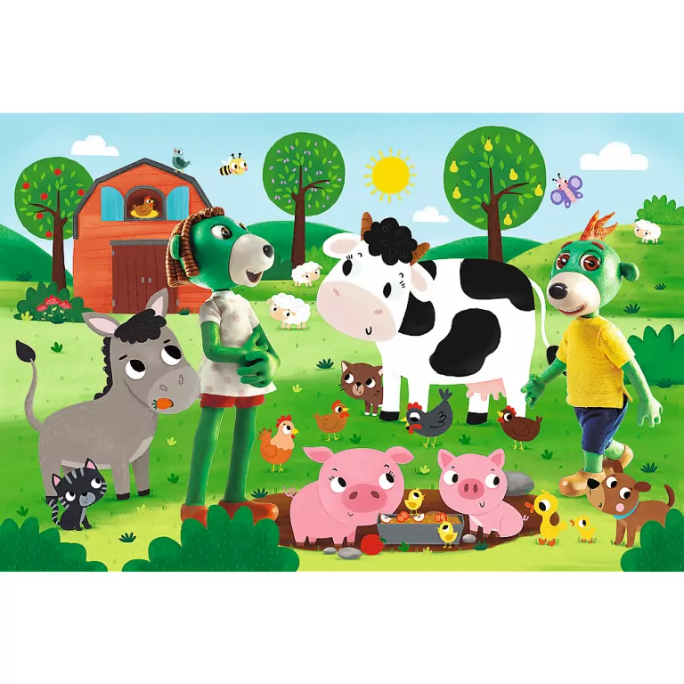 Puzzle 24 maxi. Trefliki na wsi TREFL - tantis.pl