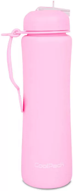 Bidon silikonowy 600ml Collpack Pump pudrowy róż - tantis.pl