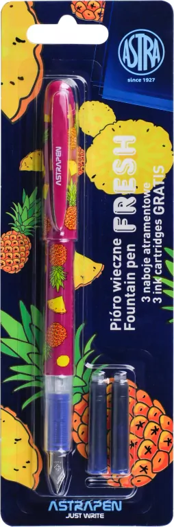 Pióro wieczne Fresh + naboje ASTRA - tantis.pl