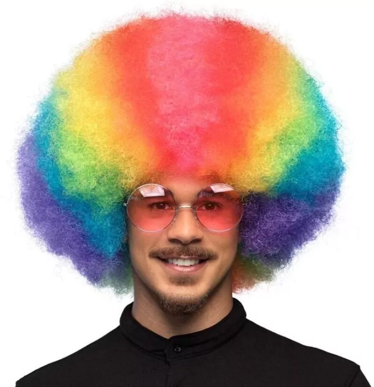 Peruka Klauna tęczowa - tantis.pl