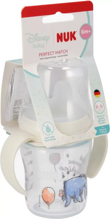 NUK. Butelka do nauki picia z ustnikiem. 150 ml. Osioł - tantis.pl