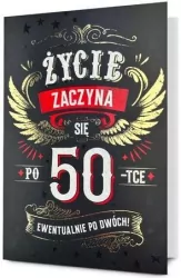 Karnet B6 Urodziny 50