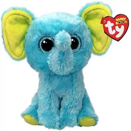 Beanie Boos Trunkles - Niebieski słoń 15cm - tantis.pl