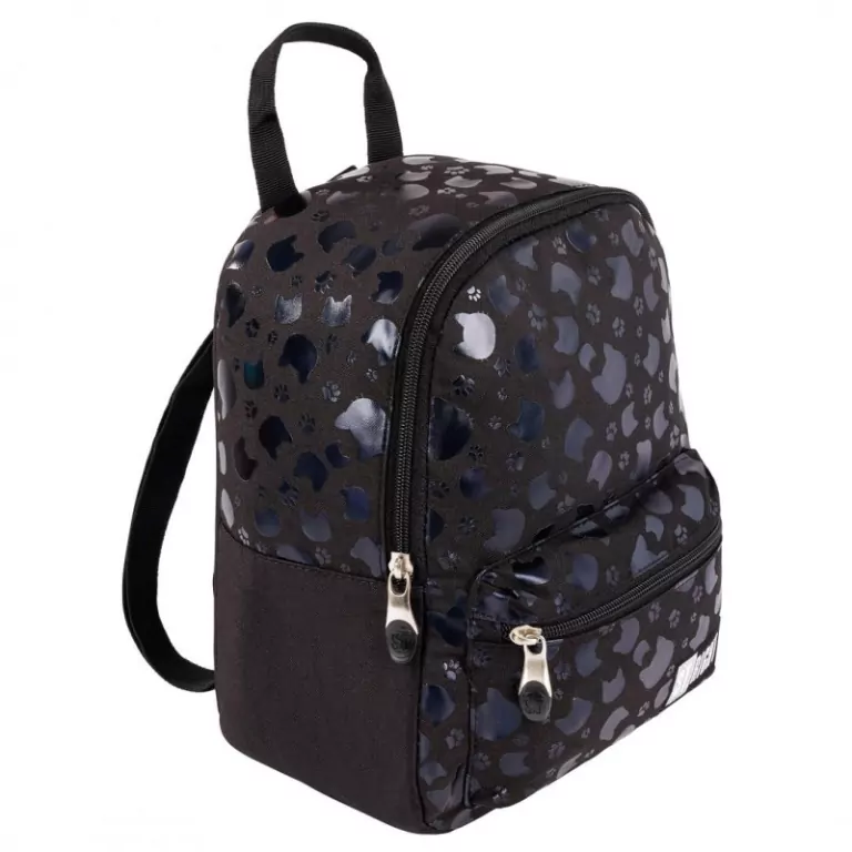Plecak miejski mini  1-komorowy z kotami BP75 Black Cats - tantis.pl