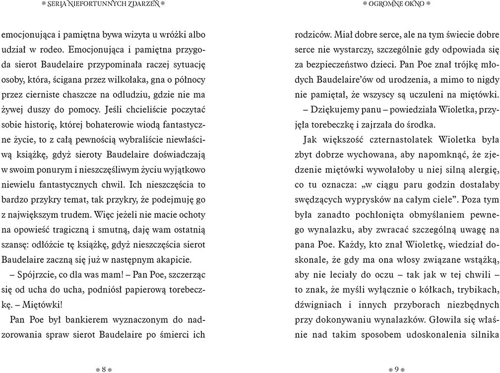 Ogromne okno. Seria niefortunnych zdarzeń. Tom 3 - tantis.pl