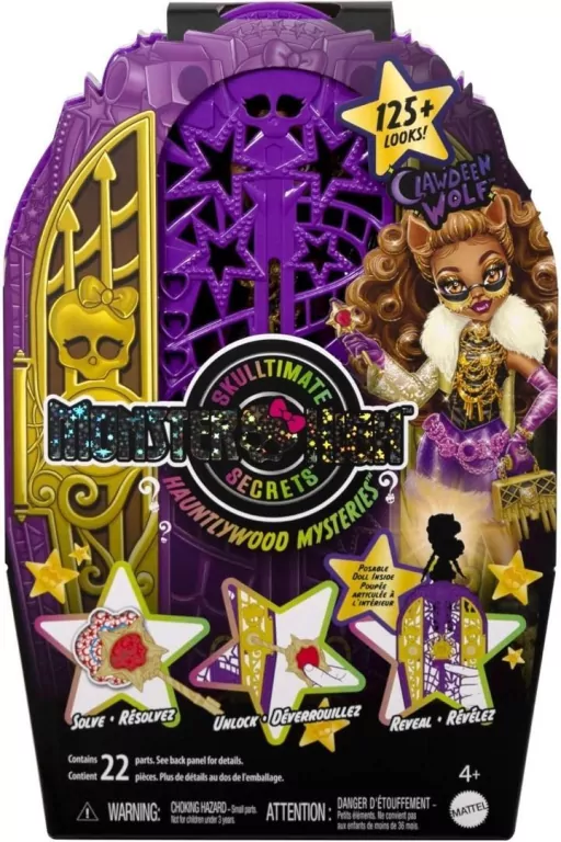 Monster High Straszysekrety Seria 6 Clawdeen Wolf - tantis.pl