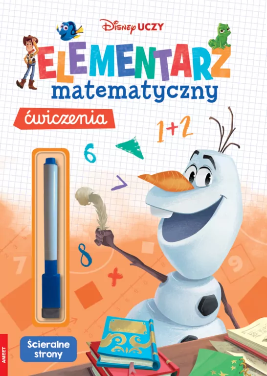 Elementarz matematyczny. Ćwiczenia. Disney uczy - tantis.pl