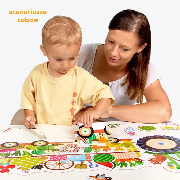 CzuCzu. Moto puzzle Traktor 3+ - tantis.pl