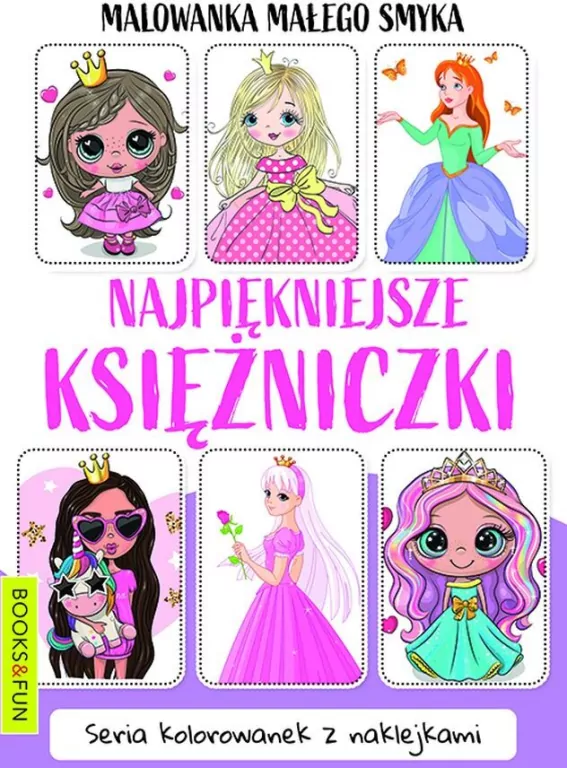 Malowanka małego smyka. Najpięknieszke księżniczki - tantis.pl