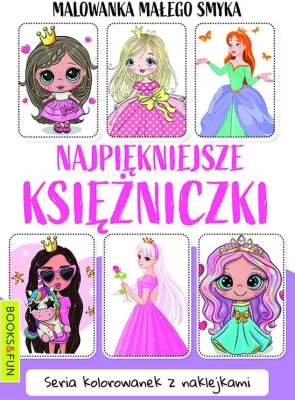 Malowanka małego smyka. Najpięknieszke księżniczki