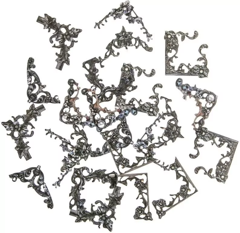 Naklejki narożniki vintage 5x5cm 24szt - tantis.pl