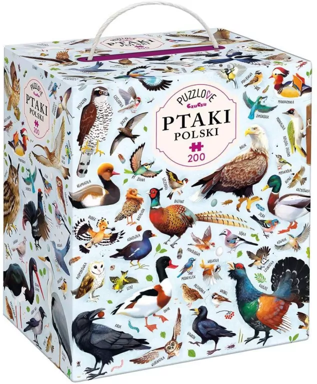CzuCzu. Puzzlove. Ptaki Polski 200 el. - tantis.pl