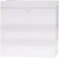 Torebka Lux 14,5x15x6,5cm brokat biała ROZETTE. 1 sztuka - tantis.pl