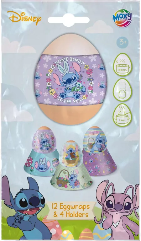 Stitch 12 owijek na jajka i 4 podstawki - tantis.pl