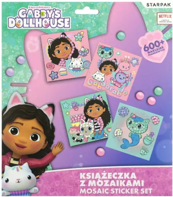 Zestaw kreatywny Książeczka z mozaikami Gabbys