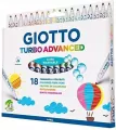 Pisaki Turbo Advanced 18 kolorów GIOTTO - tantis.pl