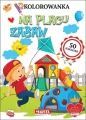 Na placu zabaw. Kolorowanka - tantis.pl