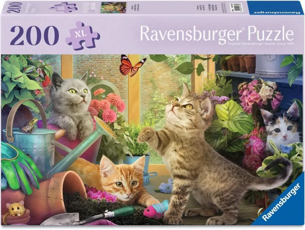 Puzzle 200 Cheeky Cats - tantis.pl