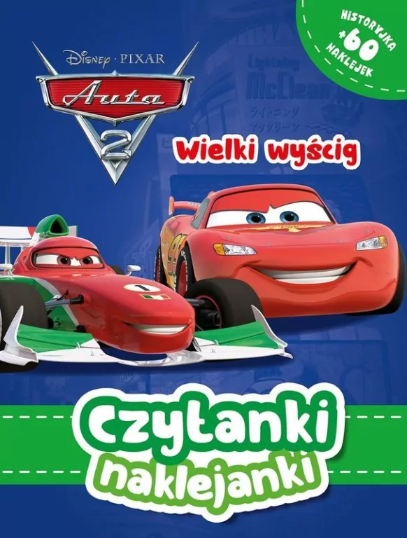 Czytanki naklejanki. Wielki wyścig. Disney Pixar Auta 2 - tantis.pl
