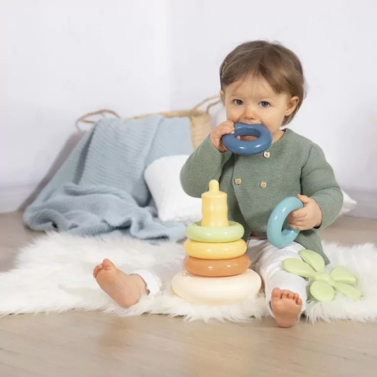 Piramida z krążków bioplastik - tantis.pl