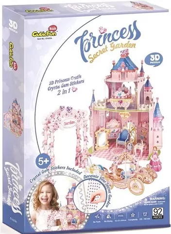 Cubic Fun. Puzzle 3D Princess Secret Garden - tantis.pl