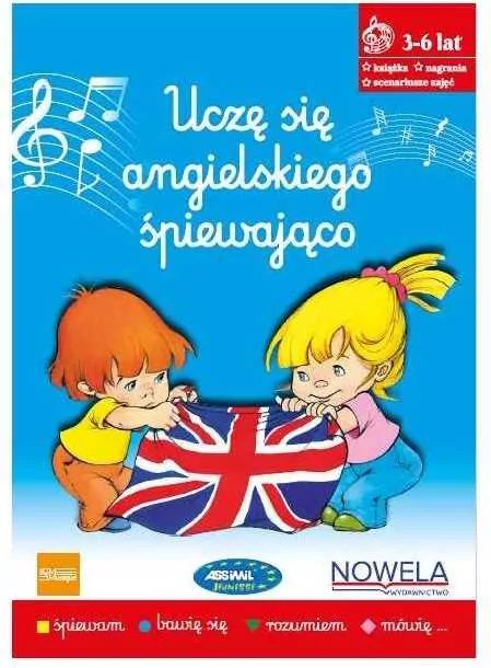 Uczę się angielskiego śpiewająco Książka nagrania scenariusze zajęć - tantis.pl