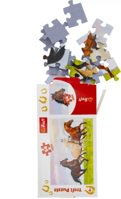 Puzzle 54 mini. Świat koni - tantis.pl