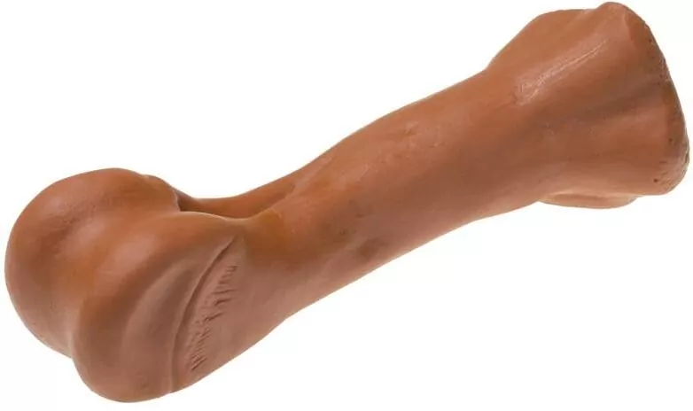 Kość gładka piszcząca (dla psa) 15,4cm MIX - tantis.pl