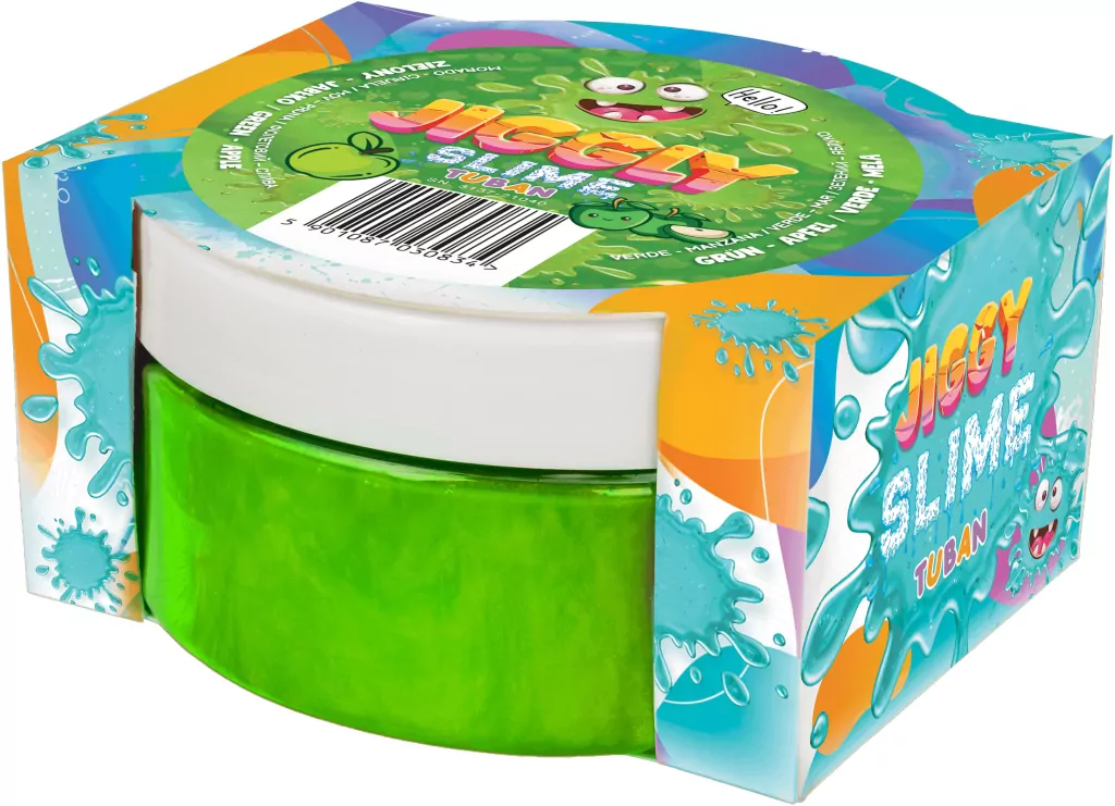 Tuban. Jiggly Slime zapachowy. Zielone jabłko, 200g - tantis.pl