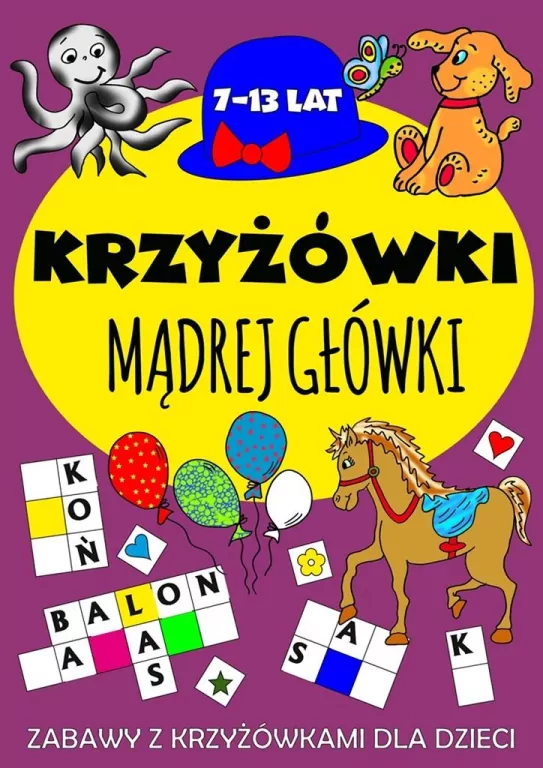 Krzyżówki mądrej główki 7-13 lat - tantis.pl