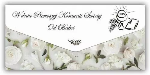 Kartka-koperta Komunia od Babci - tantis.pl