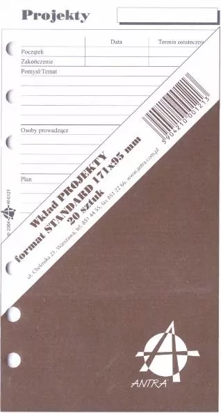 Wkład do organizera ST Projekty - tantis.pl