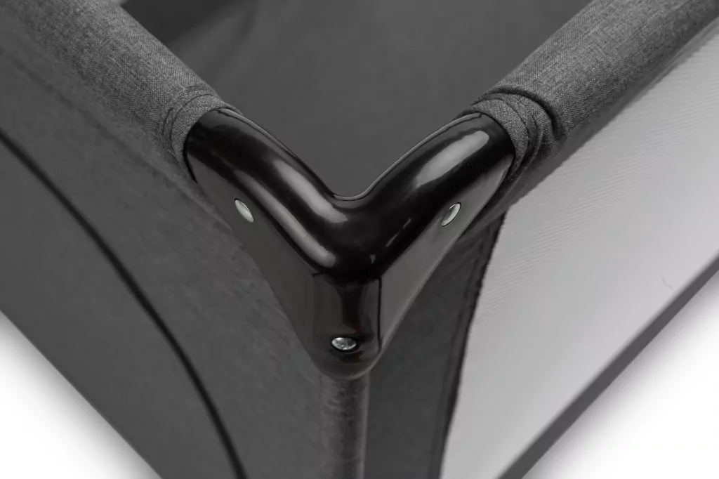 Caretero Łóżeczko turystyczne Basic grafitowe - tantis.pl