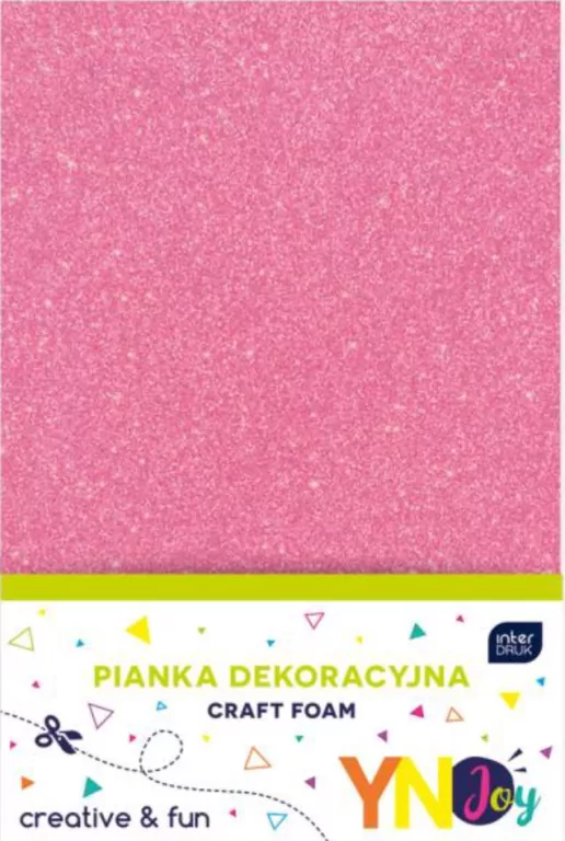 Pianka dekoracyjna brokat pastel - tantis.pl