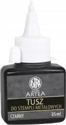 Tusz do stempli metalowych Astra 35 ml czarny