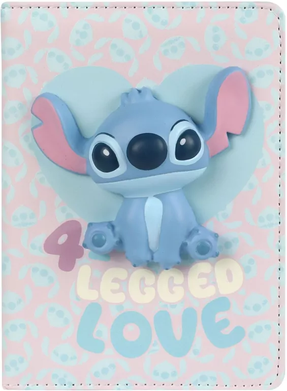 Notes B6 Squishy 3D Disney Fashion Stitch wzór 1 - tantis.pl