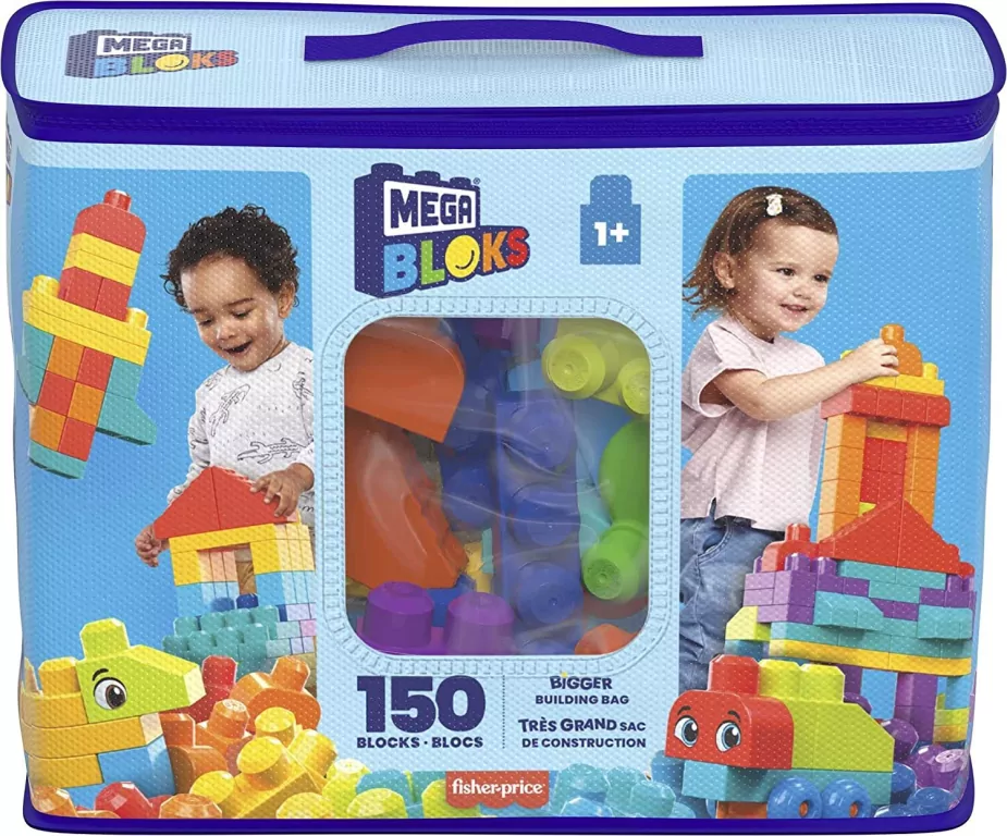 Mega Bloks. Bardzo duża torba z klockami - tantis.pl